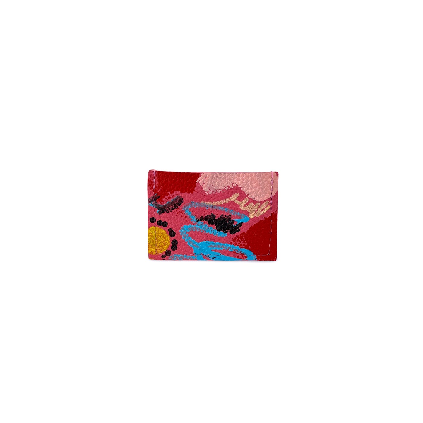 Honeymouth x Where is Frances Frannie Wallet- Pebbled Bubblegum