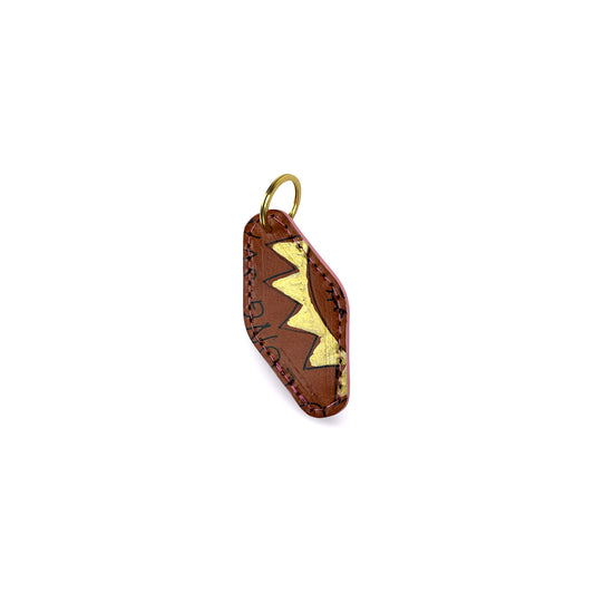 Honeymouth x Where is Frances Hotel Keychain-Chestnut