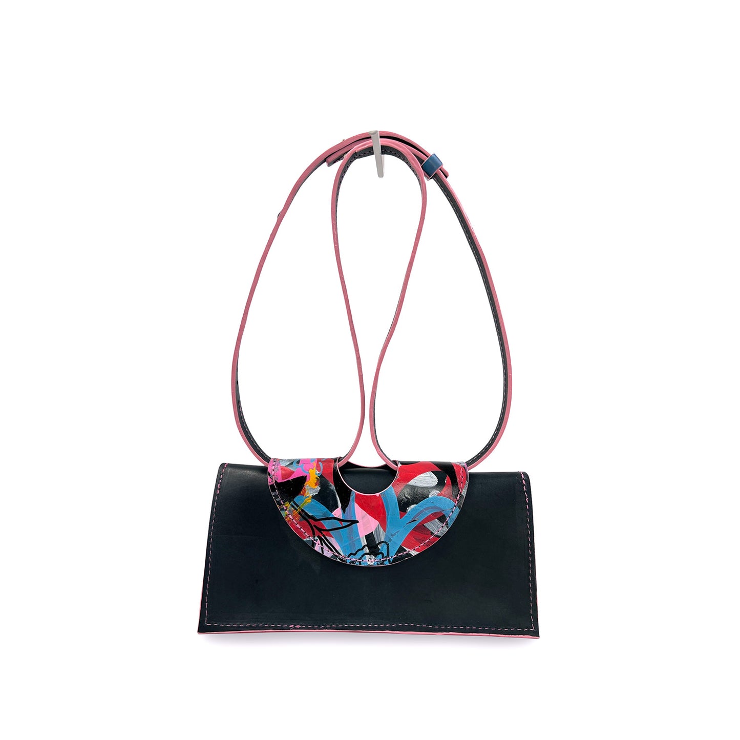 Honeymouth x Where is Frances Jaclyn Convertible Crossbody- Midnight Blue II