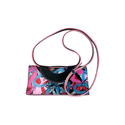 Honeymouth x Where is Frances Jaclyn Convertible Crossbody-Midnight Blue I