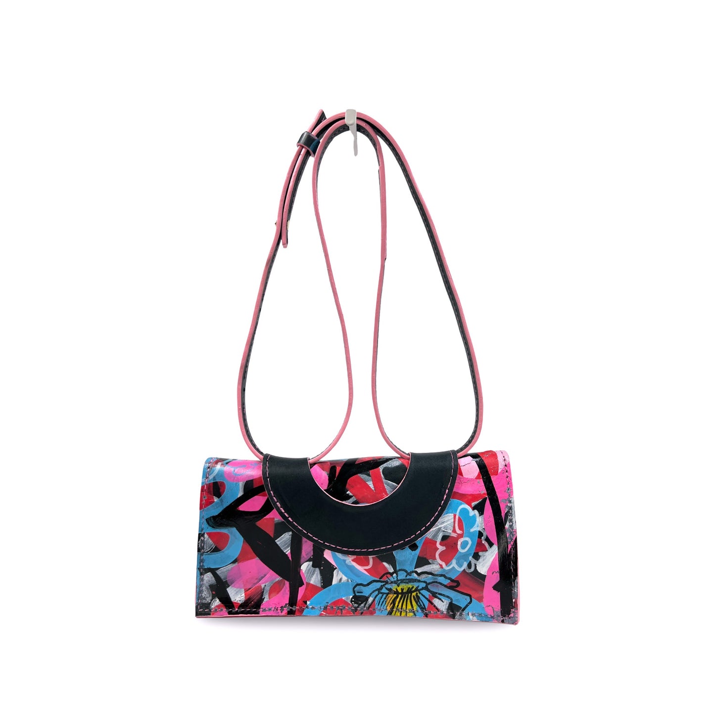 Honeymouth x Where is Frances Jaclyn Convertible Crossbody-Midnight Blue I