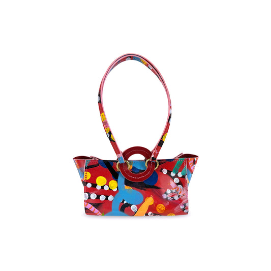 Honeymouth x Where is Frances Mini Maeve Tote - Cherry