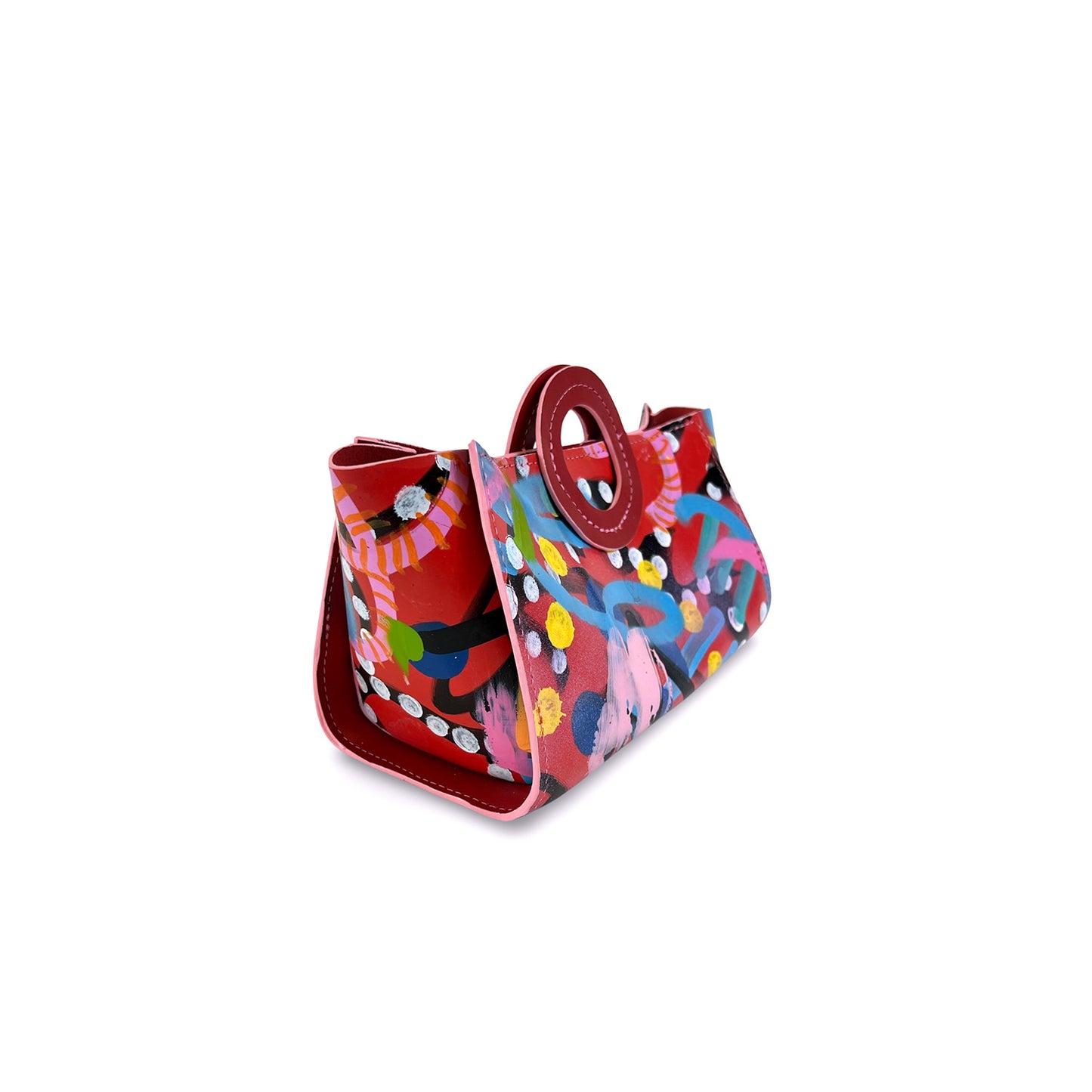 Honeymouth x Where is Frances Mini Maeve Tote - Cherry