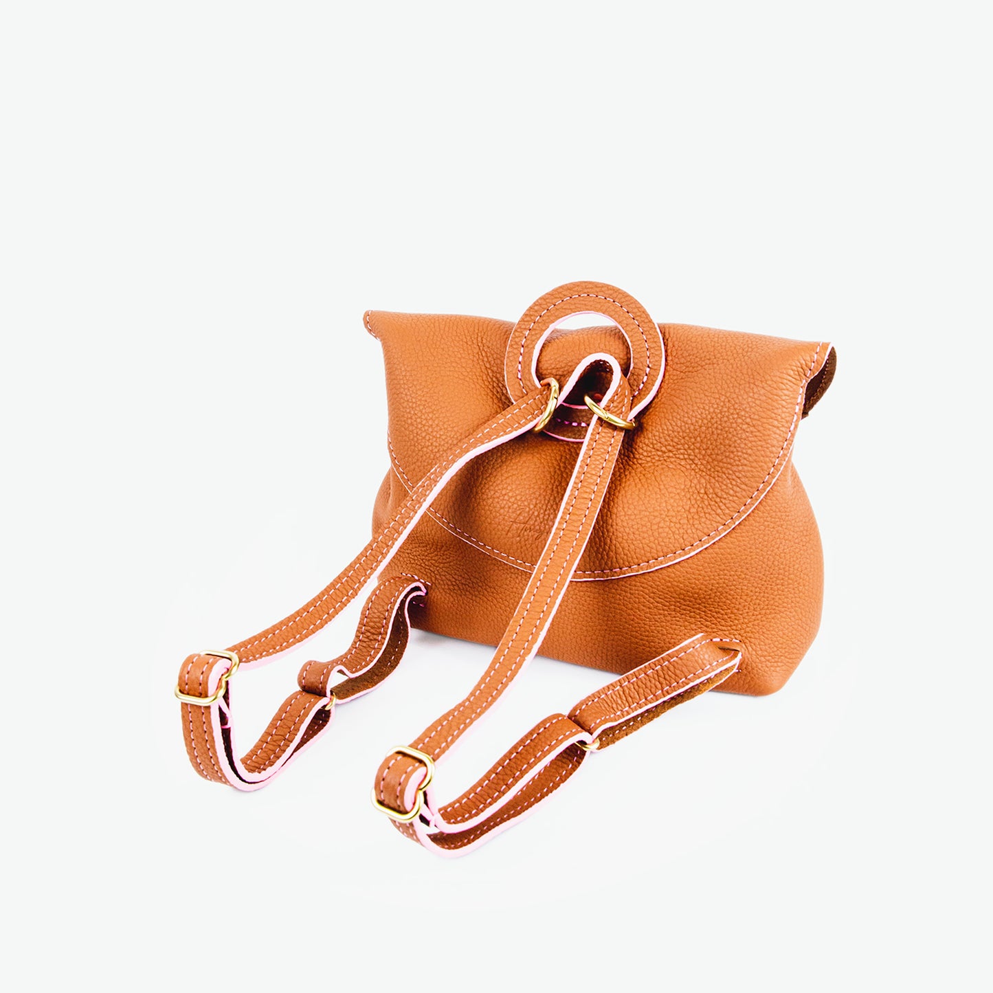 Bea Backpack - Pebbled Caramel