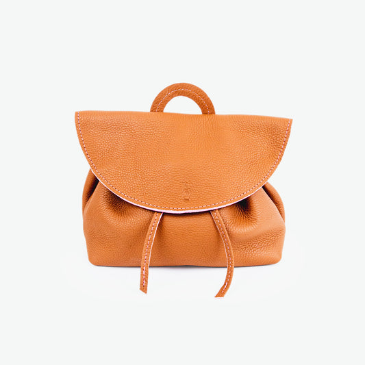 Bea Backpack - Pebbled Caramel