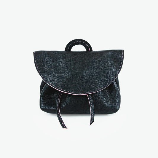 Bea Backpack - Pebbled Licorice