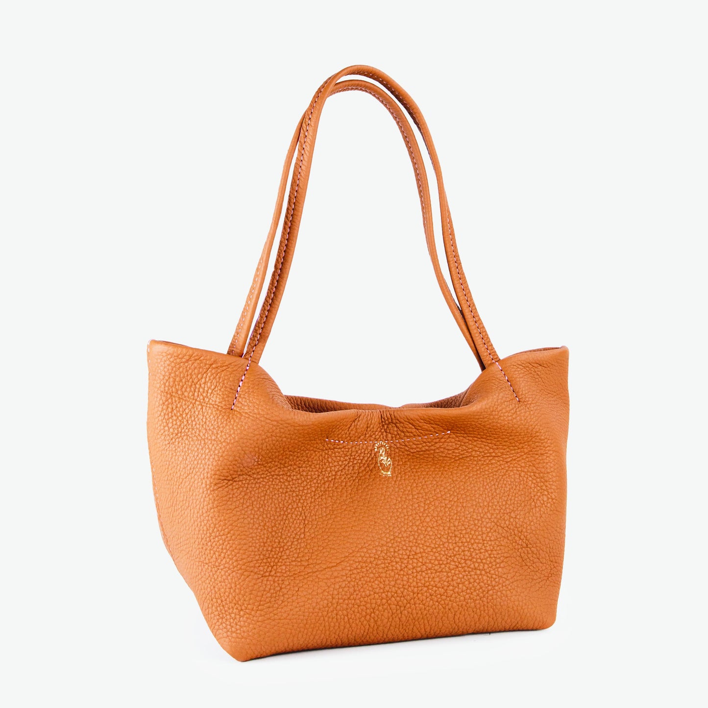 Carly Tote - Pebbled Caramel