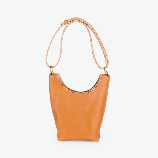 Phoebe Crossbody Tote - Almond