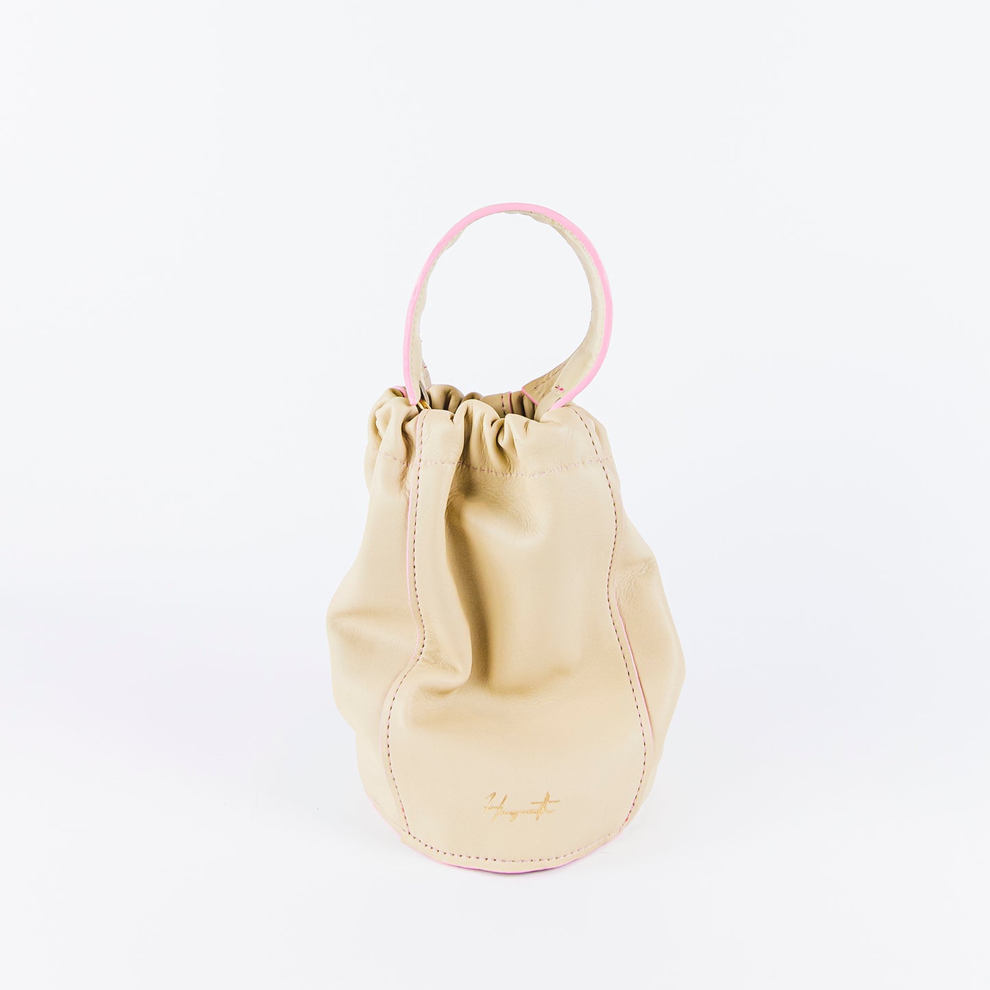 tan bucket bag, designer leather bucket bag, crossbody bucket bag
