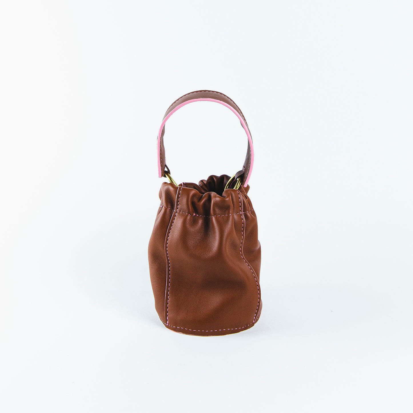 Mini Elodie Puff Bag - Cocoa
