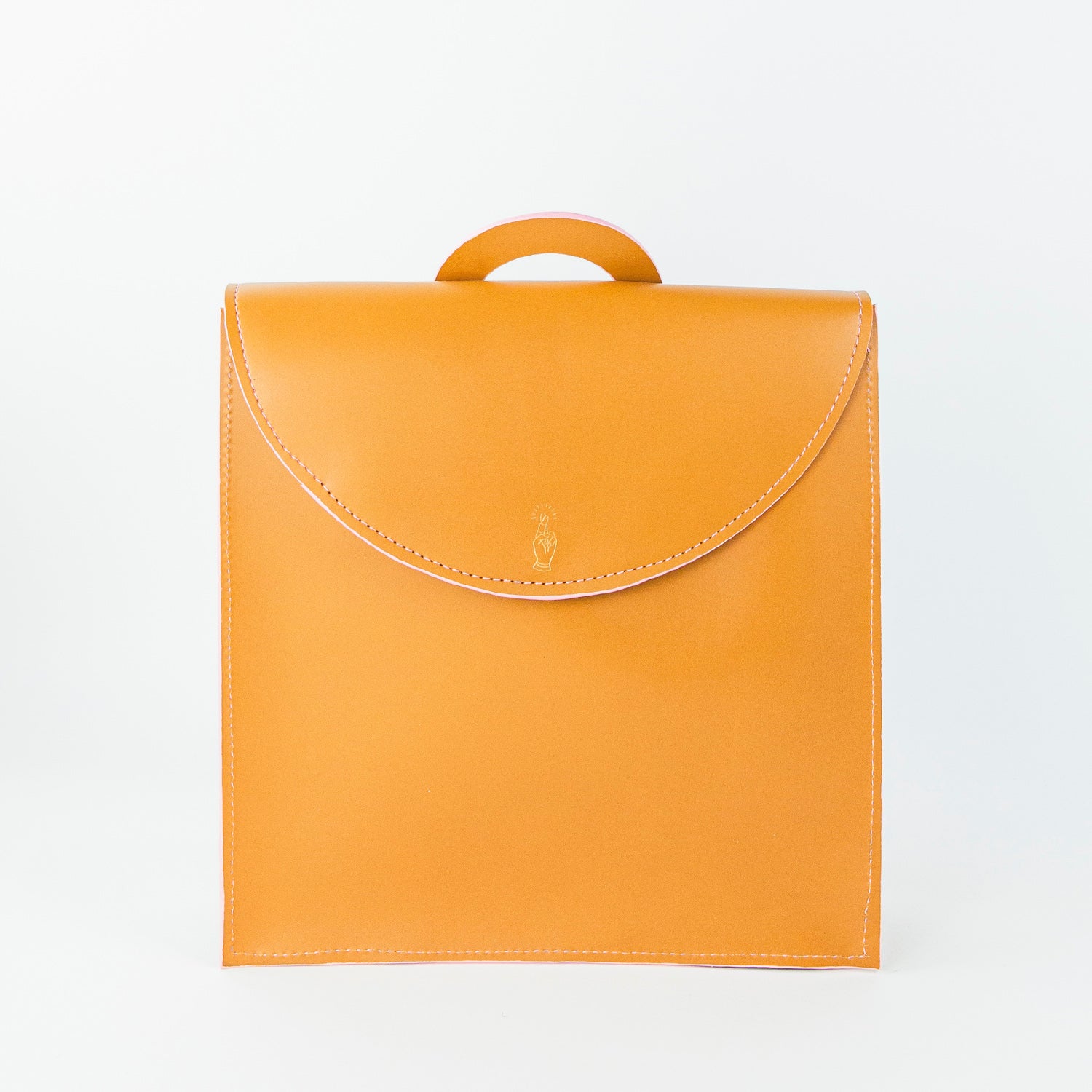 caramel leather backpack Effie Backpack