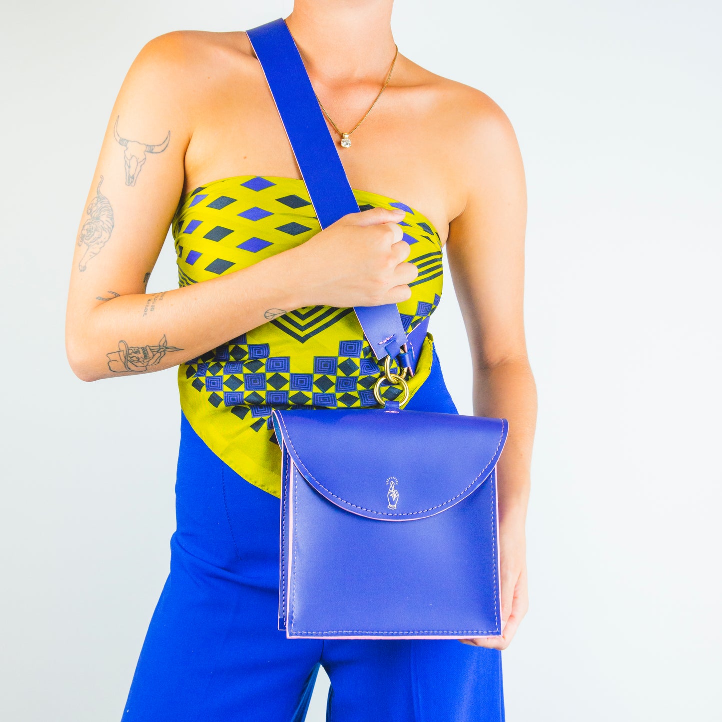 Mia Crossbody - Blueberry