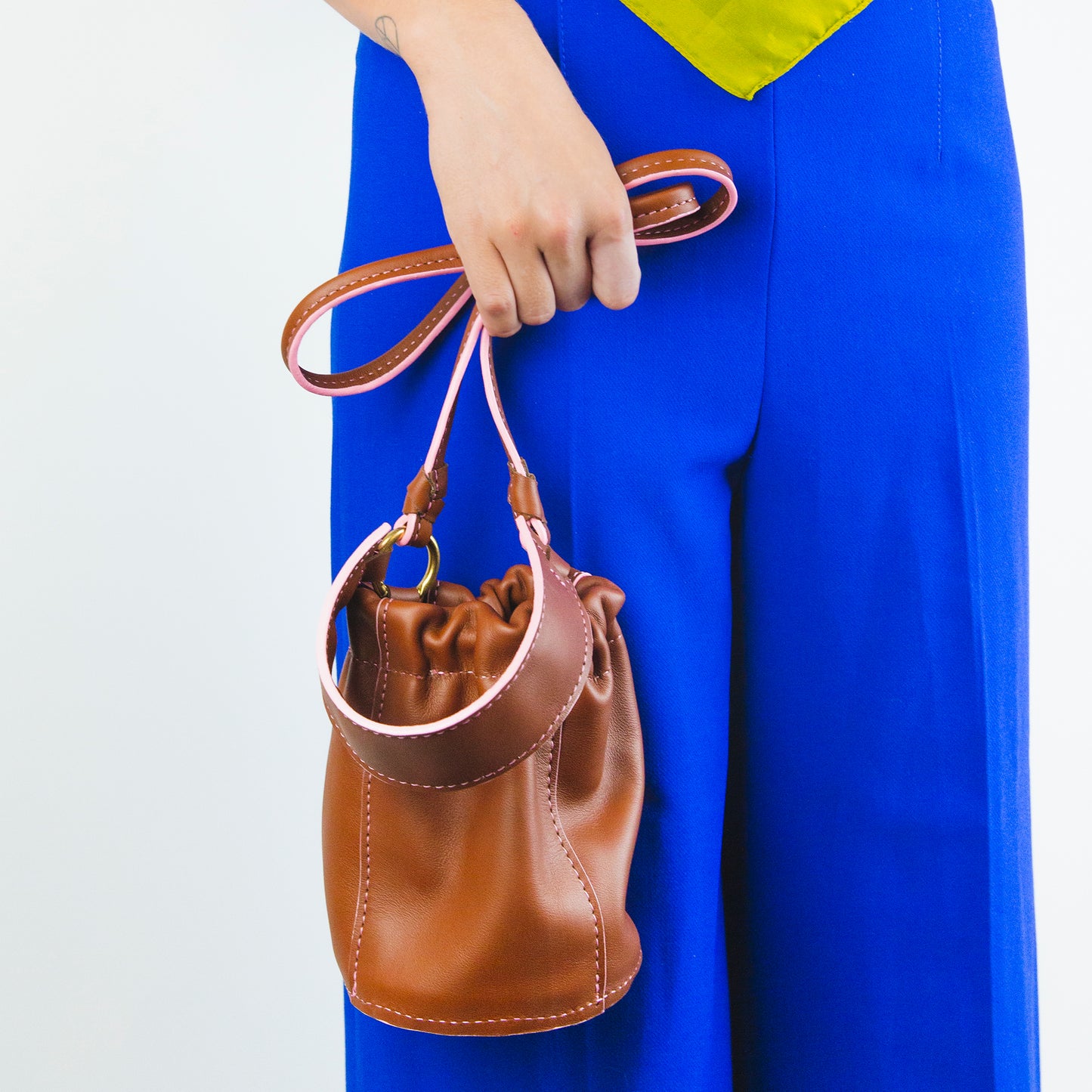 Mini Elodie Puff Bag - Cocoa