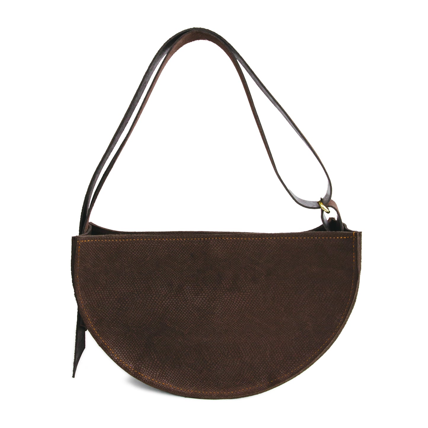 The Cleo Handbag - Brown Anaconda