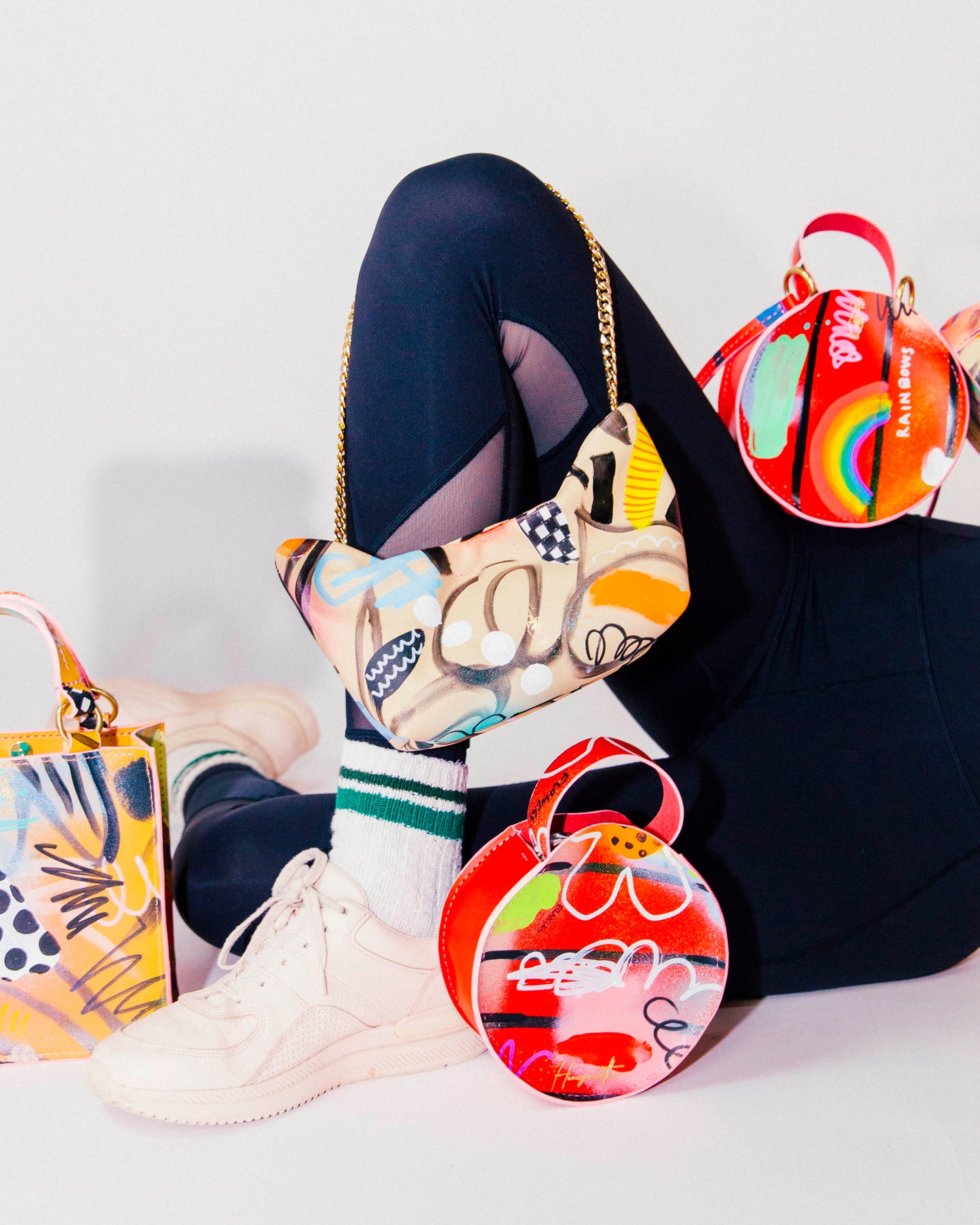 Honeymouth x Where is Frances Mini Lucy Handbag - Cherry 02