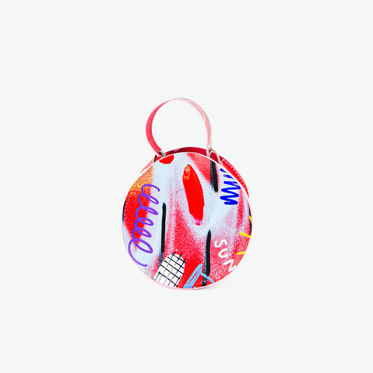 Honeymouth x Where is Frances Mini Lucy Handbag - Cherry 02