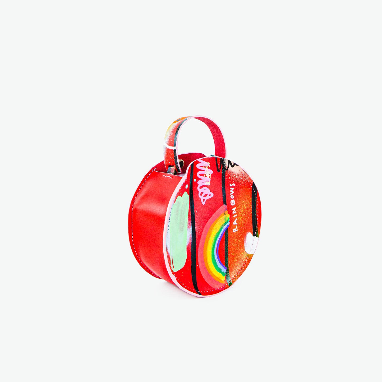 Honeymouth x Where is Frances Mini Lucy Handbag - Cherry 01