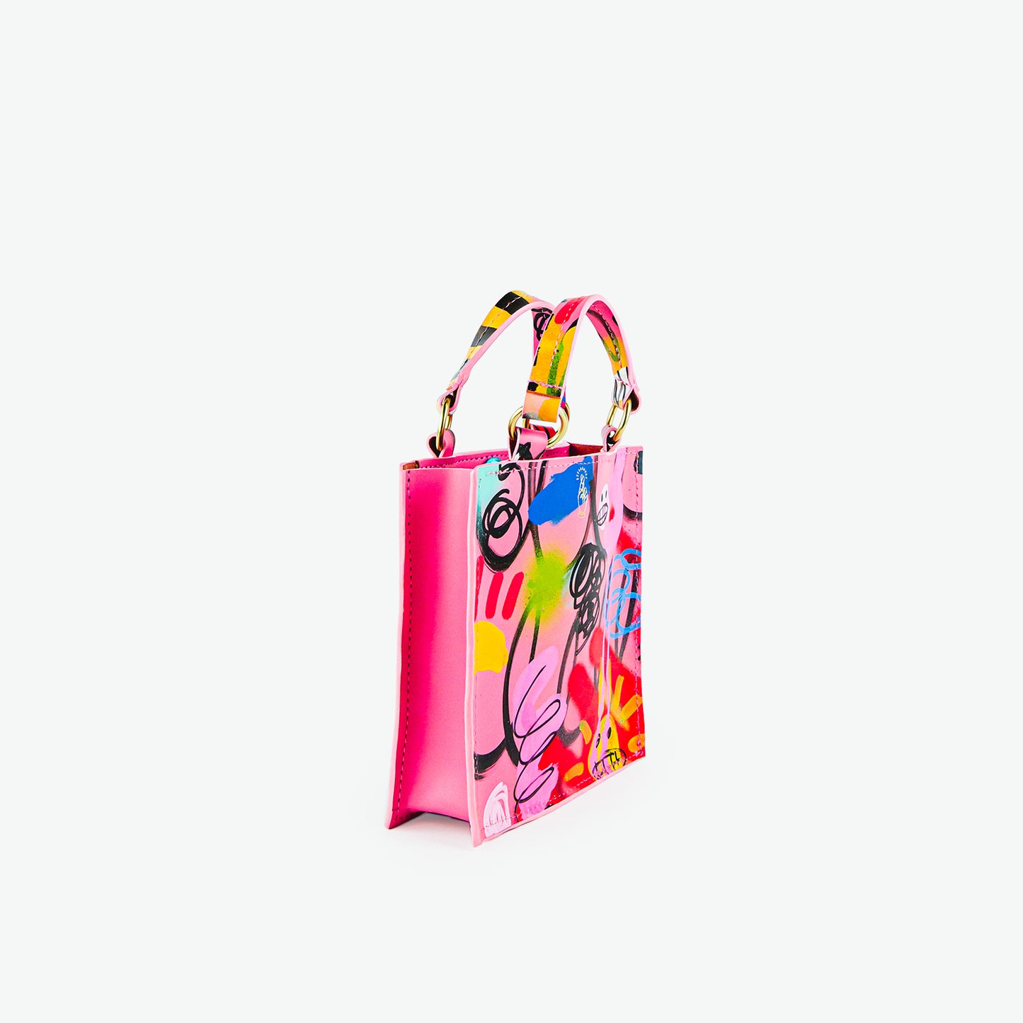 Honeymouth x Where is Frances Mini Zoe Tote - Bubblegum