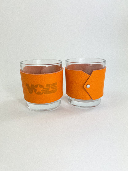 VOLS Wrapped Rocks Glass Set of 2