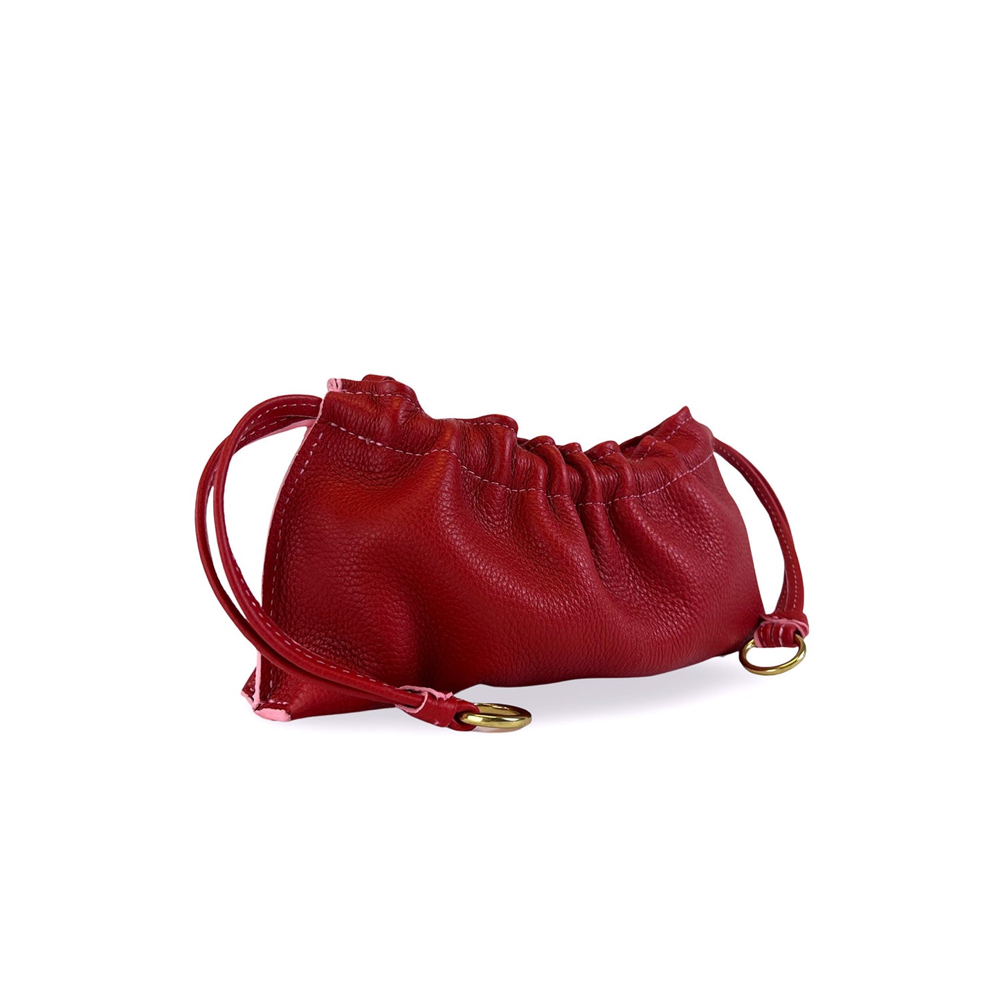 Honeymouth x Where is Frances Cardi Convertible Clutch- Pomegranate