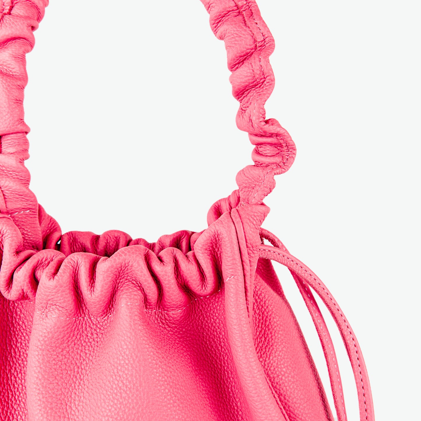 pink leather hobo bag, ally hobo bag