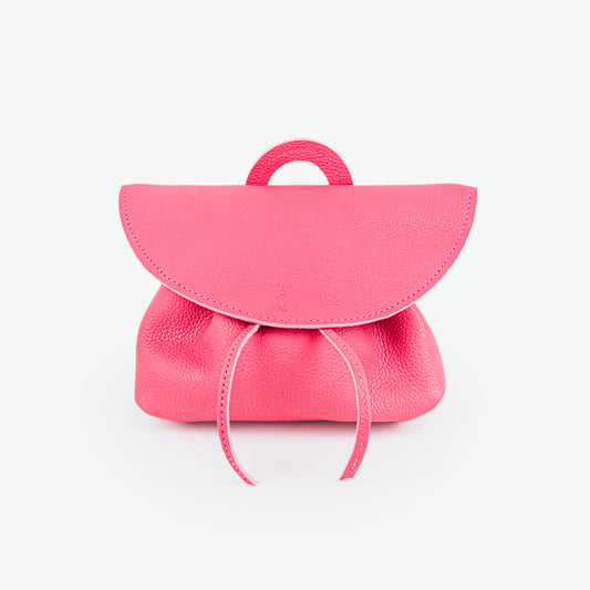 Bea Backpack - Pebbled Bubblegum