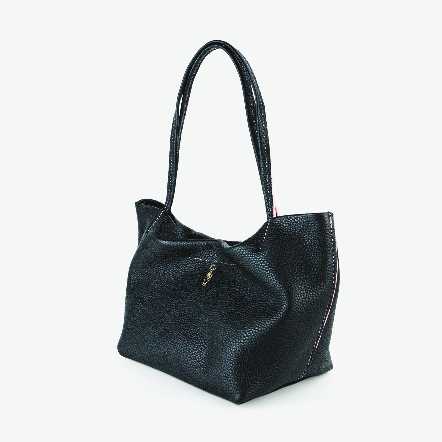 Carly Tote - Pebbled Licorice