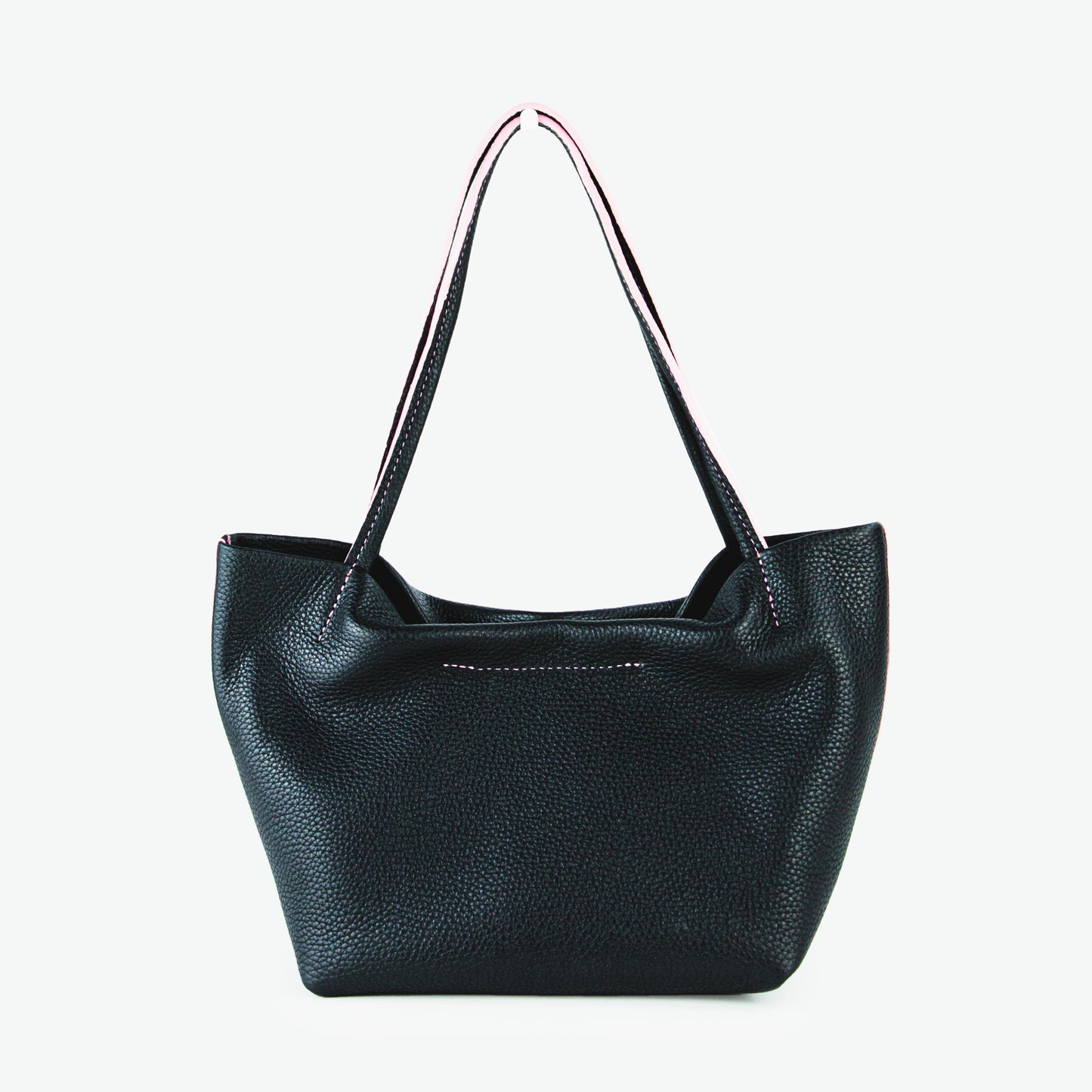 Carly Tote - Pebbled Licorice