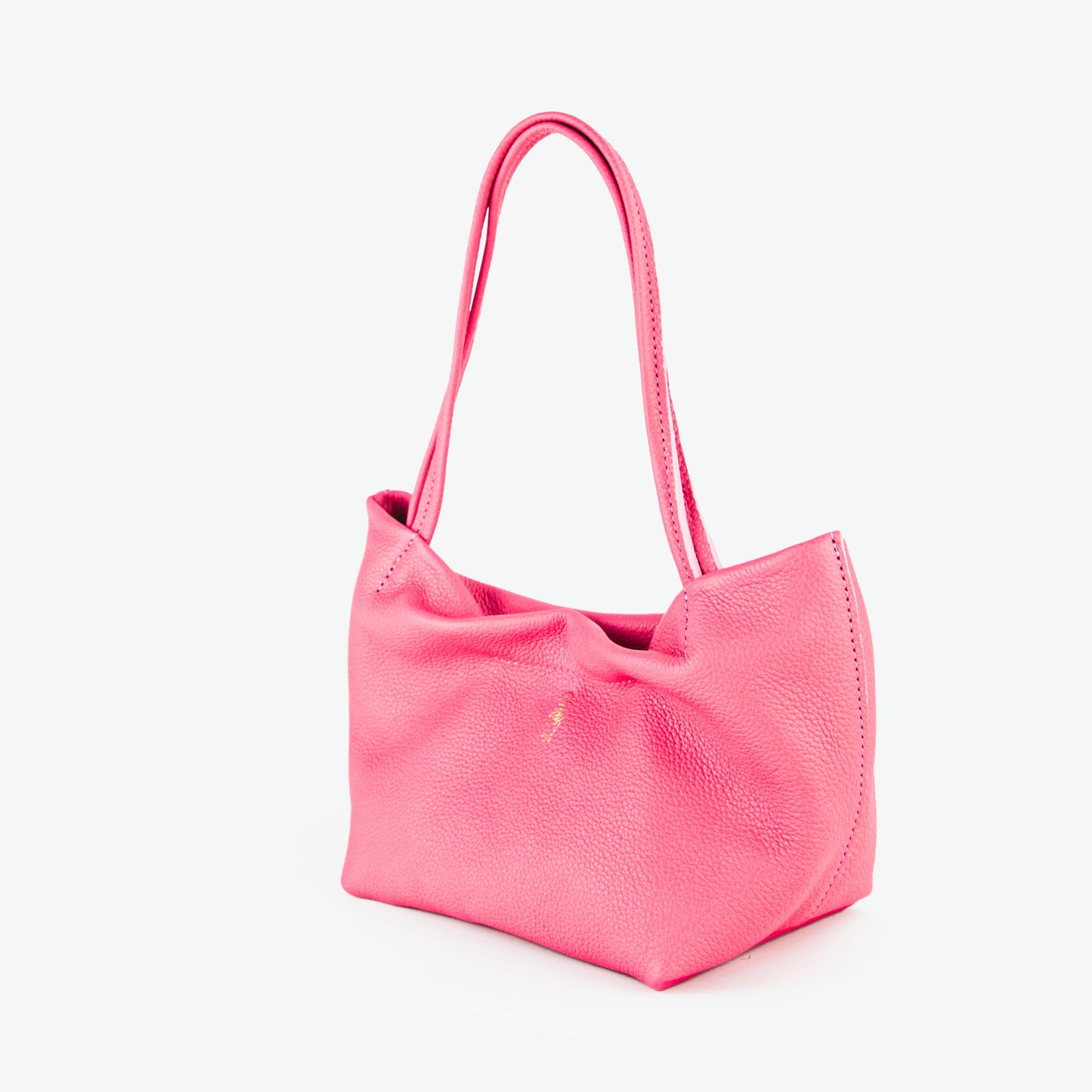 Carly Tote - Pebbled Bubblegum