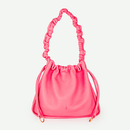 pink leather hobo bag, ally hobo bag in pink